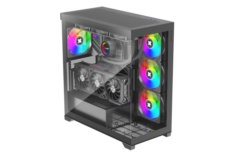 Case XILENCE ATX/micro ATX/Mini-ITX Black Midi Tower PC X818.ARGB