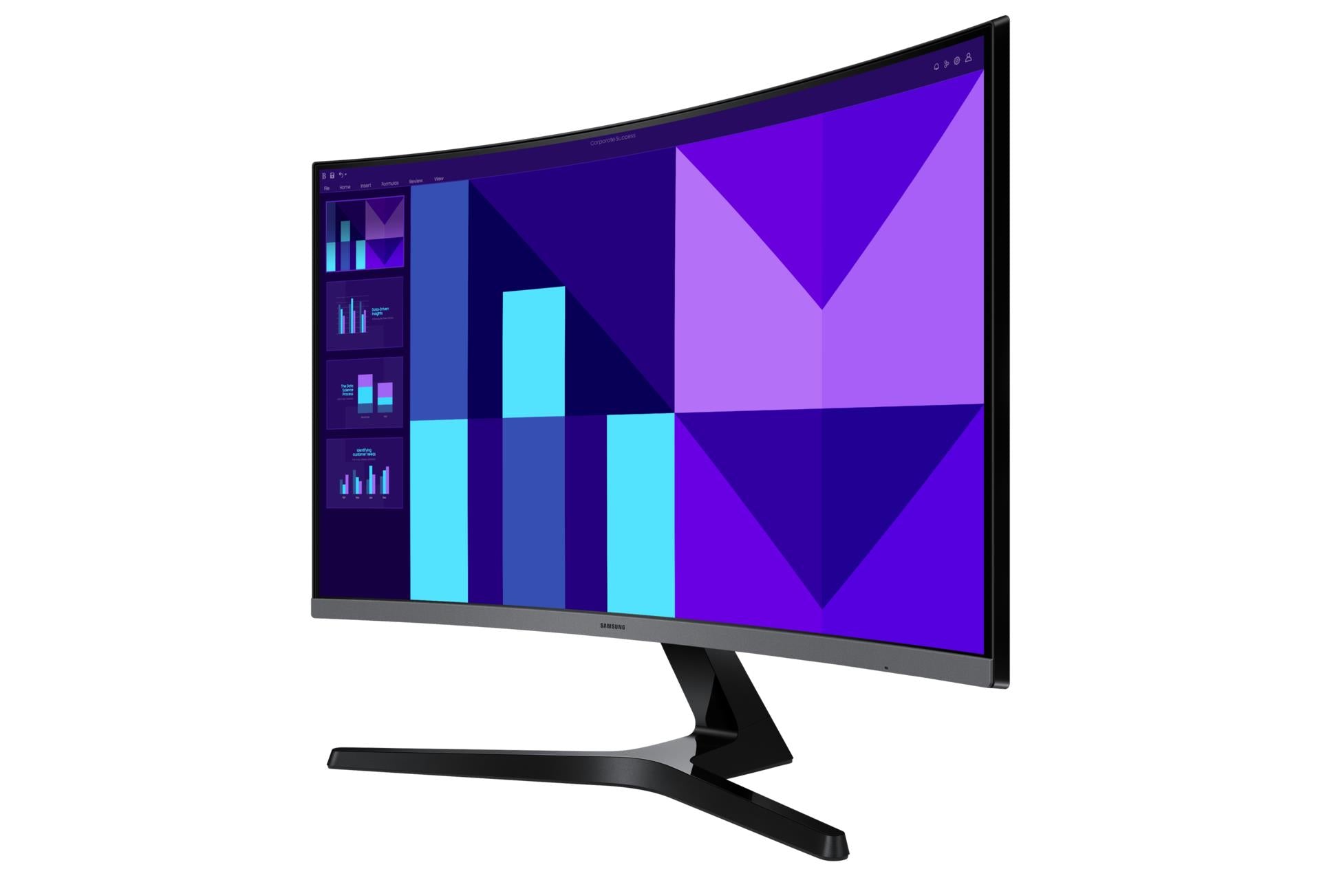 LCD Monitor SAMSUNG LS27D390GAUXEN 27" Business/Curved Tilt Matte Panel VA 1920x1080 16:9 100Hz 4 ms LS27D390GAUXEN