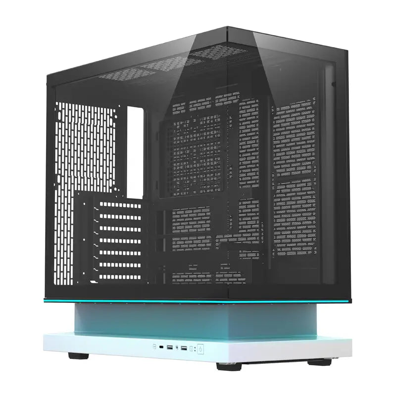 DarkFlash F1 ATX Computer Case + 6 Fans (White) - Image 2