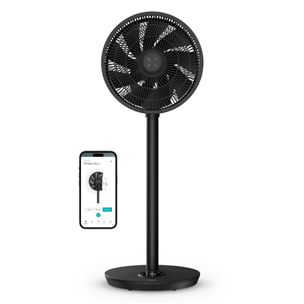 Duux Fan | Whisper Flex 2 | Stand Fan | 2-21.5 W | Diameter 34 cm | Number of speeds 30 | Oscillation | Remote control |