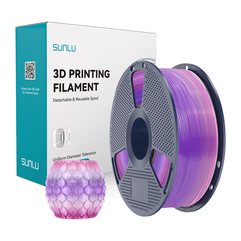 Sunlu PLA Transparent (Rainbow) 03 Filament - Image 1
