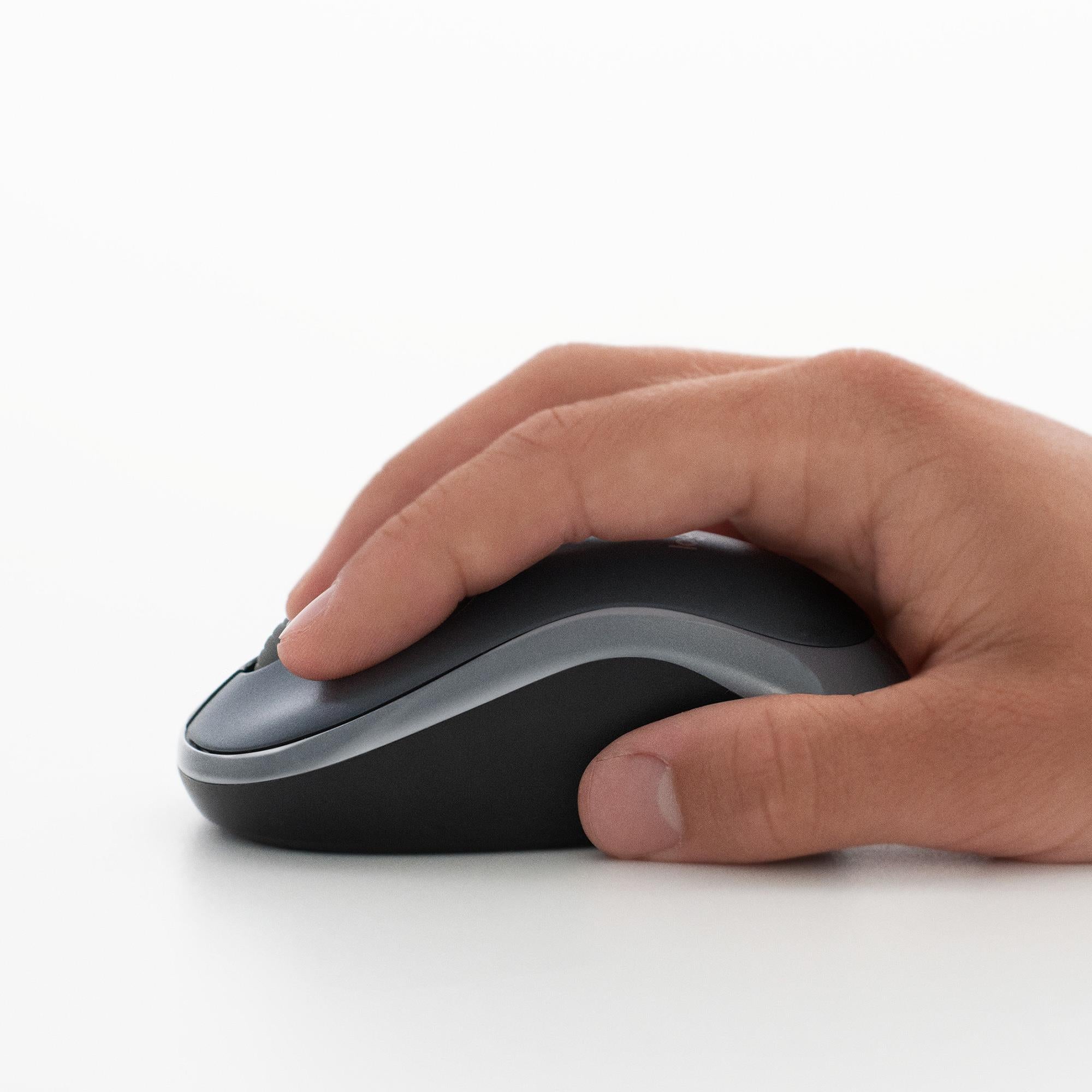 MOUSE USB OPTICAL CORDL. M185/RED 910-002240 LOGITECH
