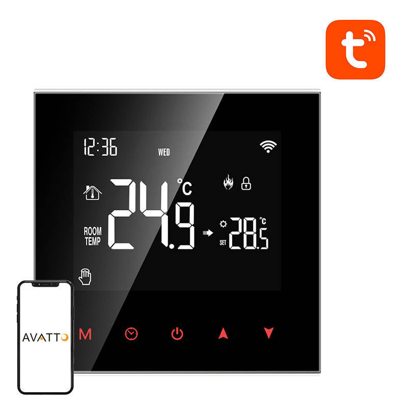 Avatto ZWT100 3A ZigBee smart DHW boiler thermostat TUYA - Image 1