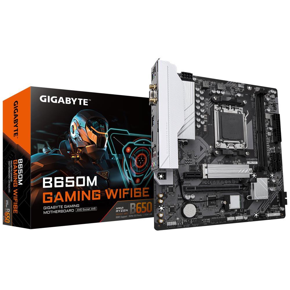 Mainboard GIGABYTE AMD B650 SAM5 Micro-ATX Memory DDR5 Memory slots 2 B650MGAMINGWIFI6E1.3
