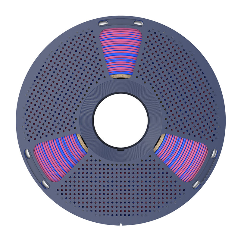 Sunlu PLA+ Silk Dual Color Filament (Red and Blue) - Image 3