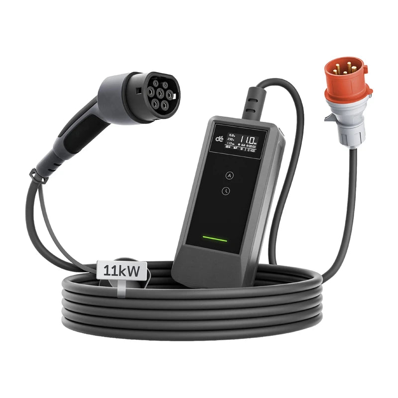 Portable EV charger dé 11kW 7m cable - Image 1