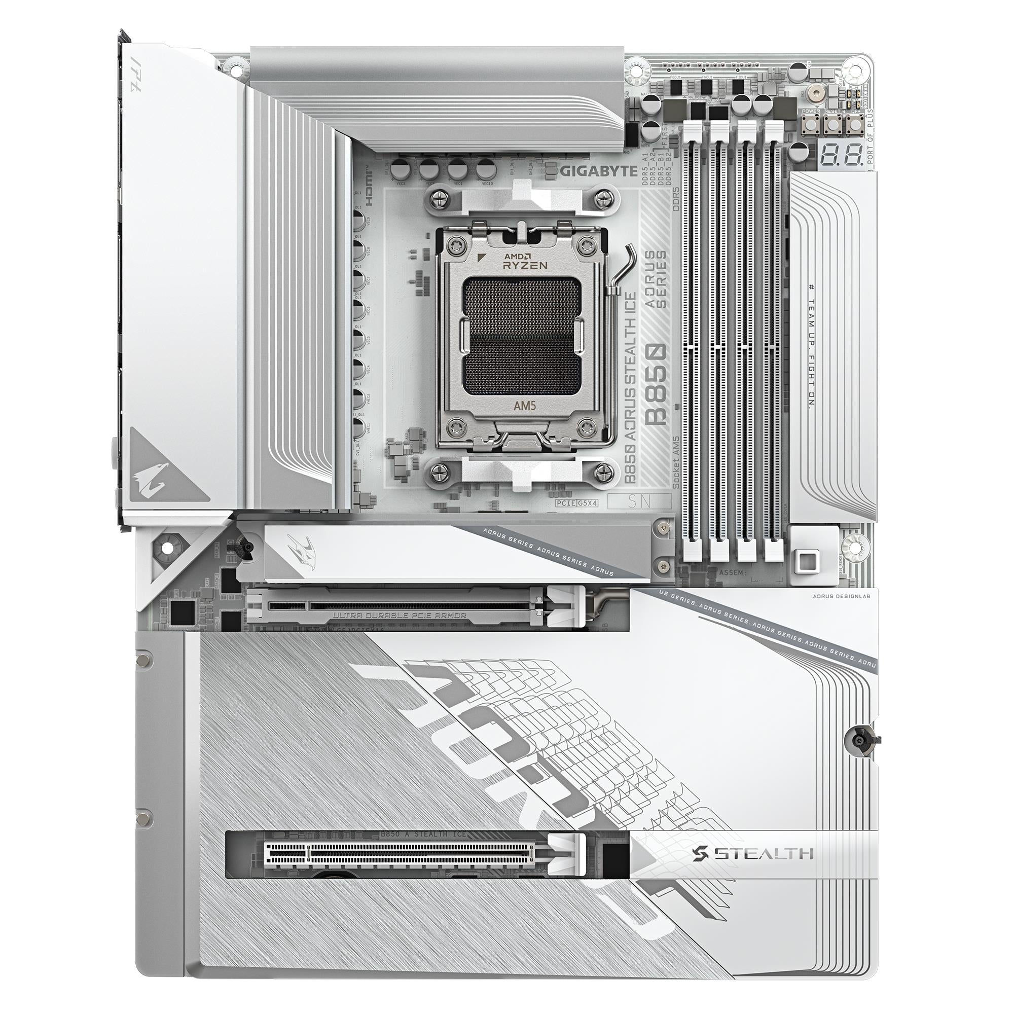 Mainboard GIGABYTE AMD B850 SAM5 ATX Memory DDR5 B850ASTEALTHICE1.0