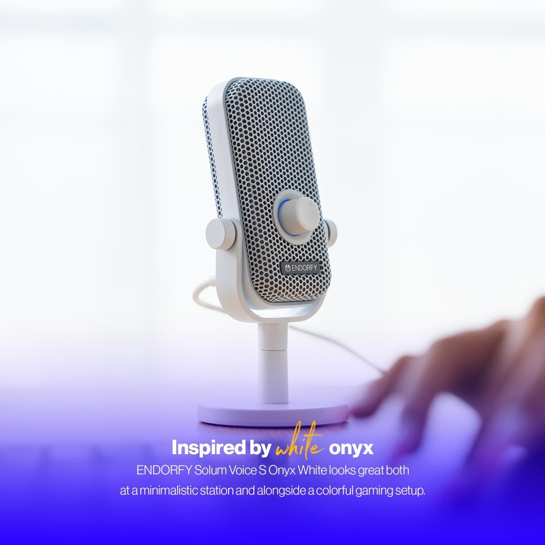 MICROPHONE SOLUM VOICE S OWH/USB-C WHITE EY1B015 ENDORFY