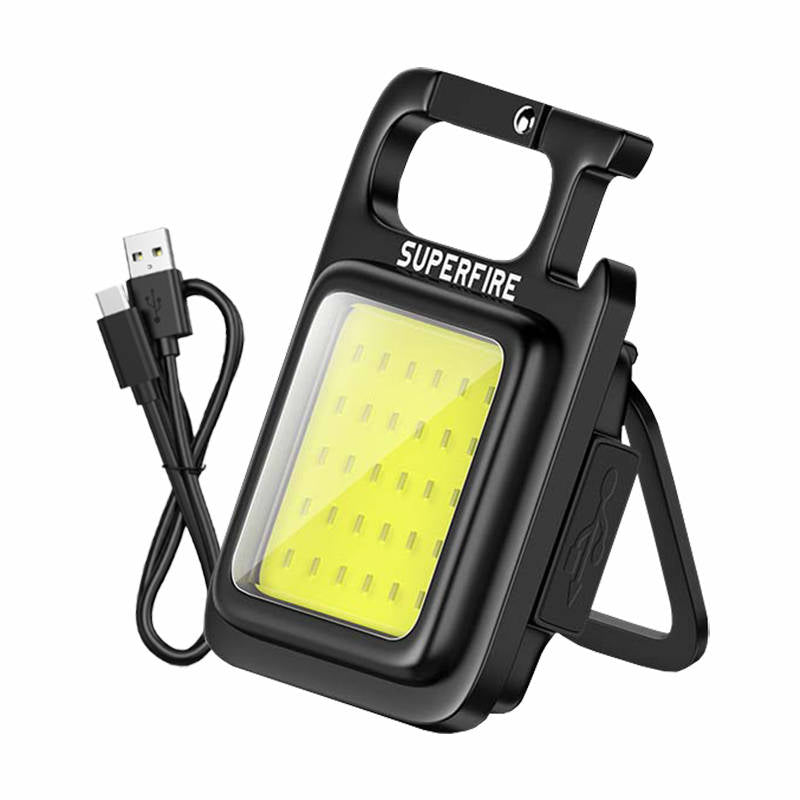 Superfire MX16 flashlight, 600 lm, 500 mAh, USB-C, 4 modes - Image 1