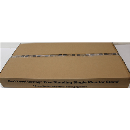 SALE OUT. Next Level Racing Free Standing Single Monitor Stand | Floor stand | Mobility | 24-85 " | USED, SCRATCHED PART