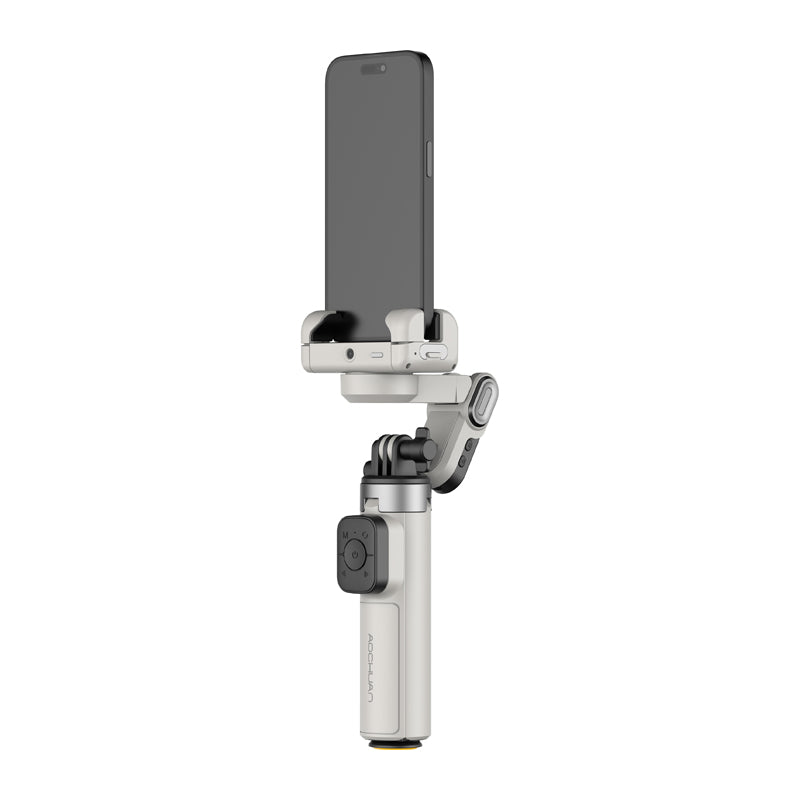 AOCHUAN M3 Pro Mini Gimbal with AI Sensor (White) - Image 2