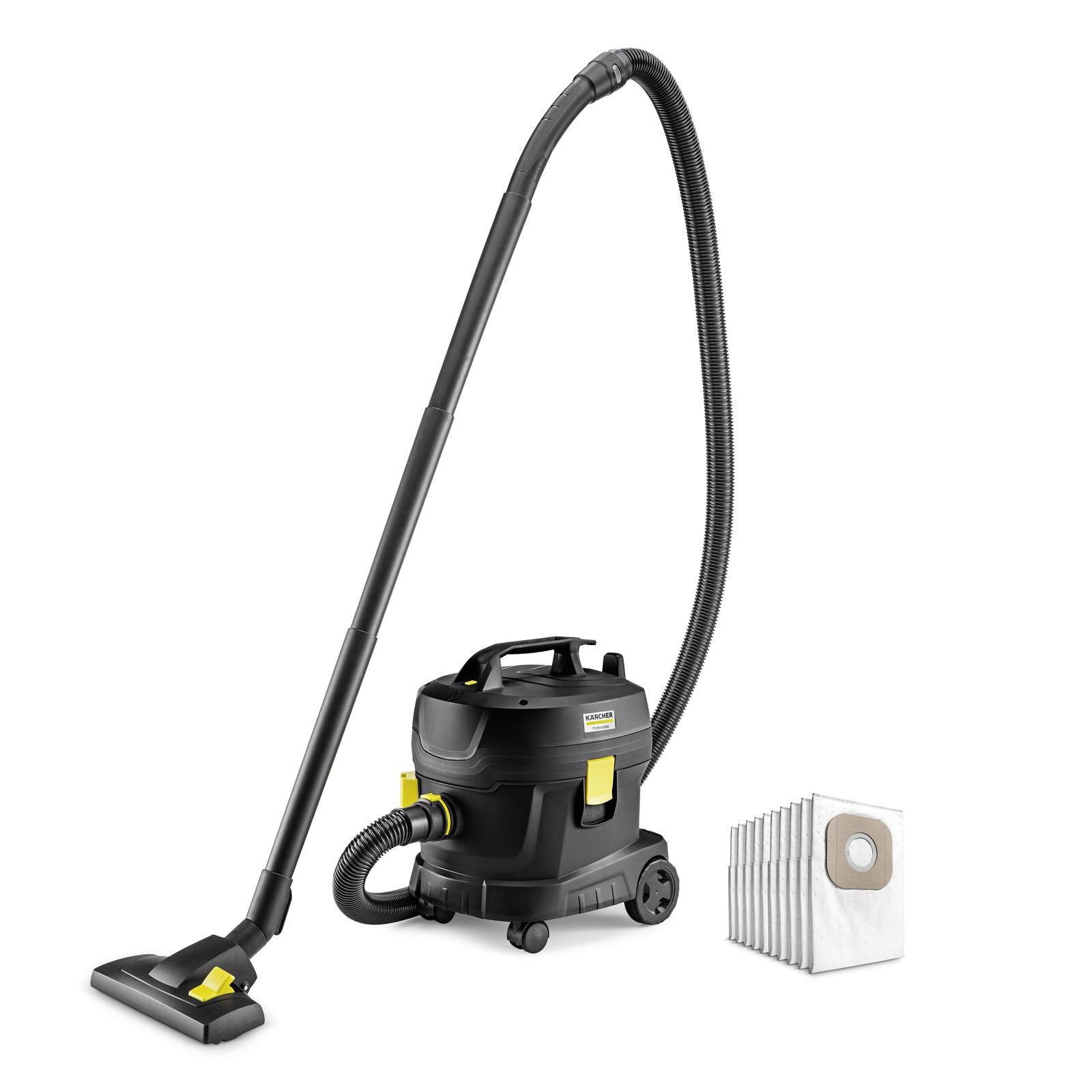 Vacuum Cleaner KARCHER Input power 850 W Dust capacity 11 L Drum vacuum Cleaning type Dry Dust container Dust bag Colour Black 1.527-214.0
