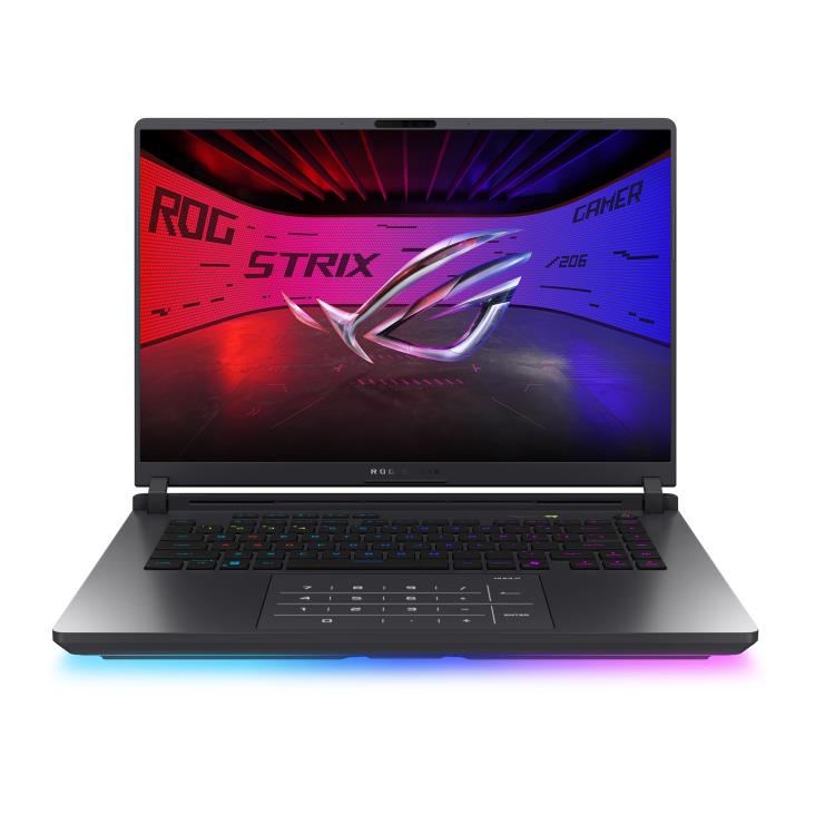 Notebook ASUS ROG Strix G16 (2025) G615LW-S5075W CPU Core Ultra U9-275HX 2700 MHz 16" 2560x1600 RAM 16GB DDR5 5600 MHz SSD 1TB NVIDIA GeForce RTX 5080 16GB ENG Windows 11 Home Eclipse Grey 2.65 kg 90NR0LG1-M002T0