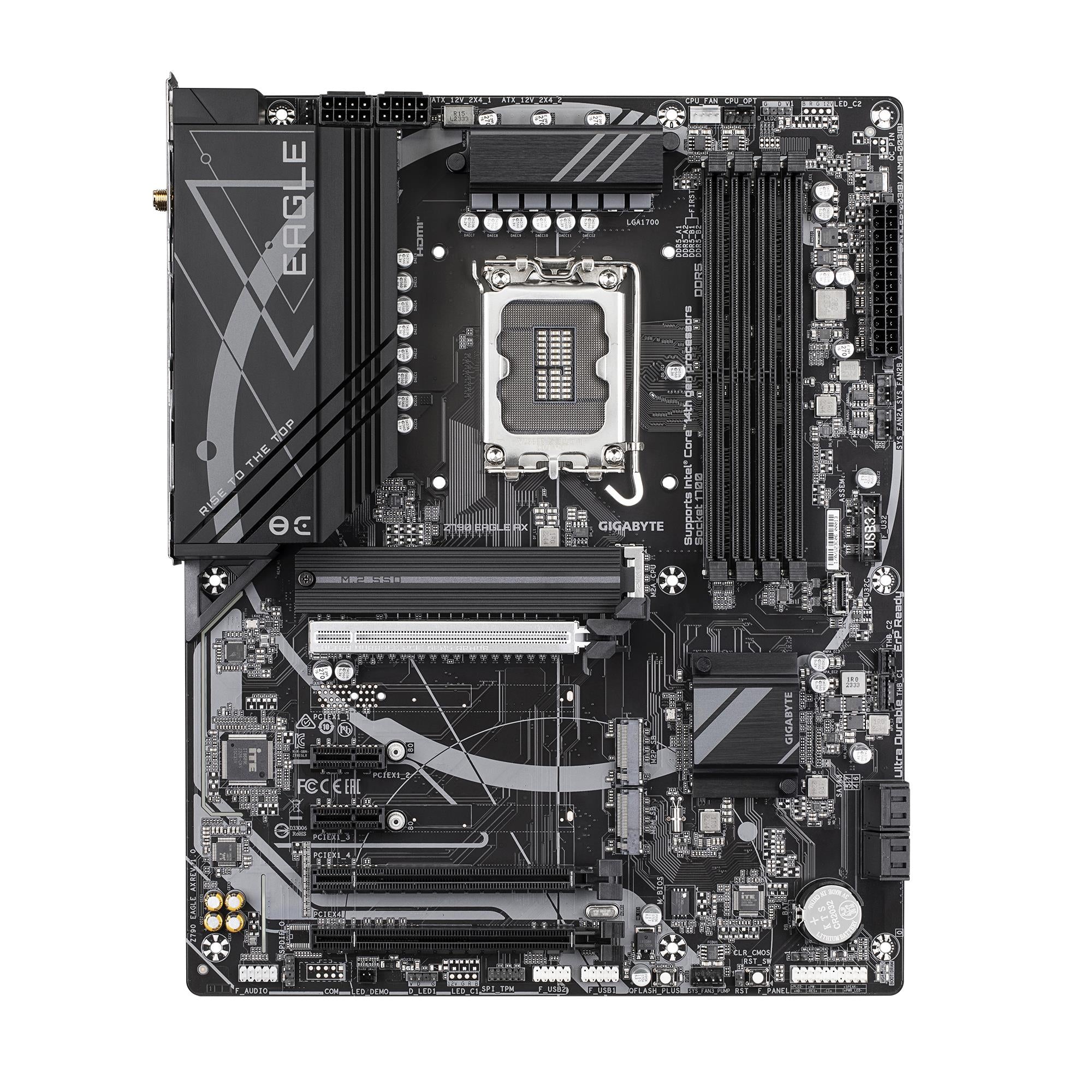 Mainboard GIGABYTE Intel Z790 LGA1700 ATX Memory DDR5 Memory slots 4 Z790EAGLEAX1.1