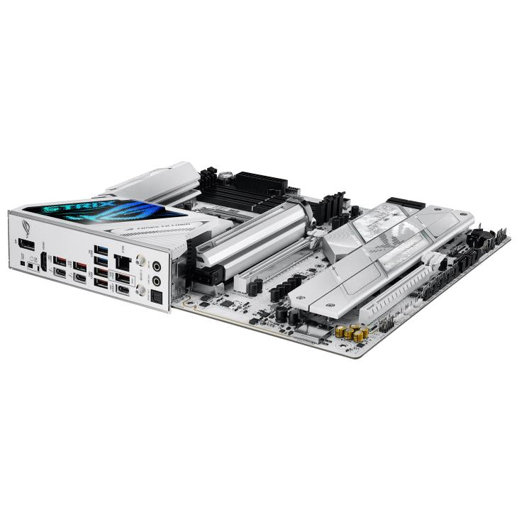 Mainboard ASUS Intel Z890 LGA1851 ATX Memory DDR5 Memory slots 4 1xPCI-Express 4.0 16x 1xPCI-Express 5.0 16x 5xM.2 1xHDMI 1xDisplayPort 1xAudio-In 1xAudio-Out 2xUSB 3.0 5xUSB 3.1 1xUSB-C 2xUSB-C w/Thunderbolt 1xOptical S/PDIF 1xRJ45 ROGSTRIXZ890-AGAMWIFI
