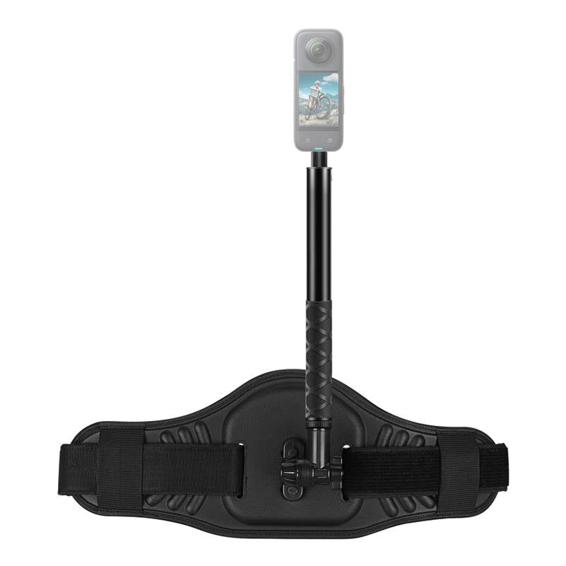 Puluz photo belt with selfie stick for sports cameras (DJI Action, GoPro, Insta360) - Image 1