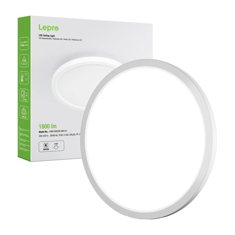 Lepro 1500038 Ceiling Light, 18W, 1800 lm - Image 2