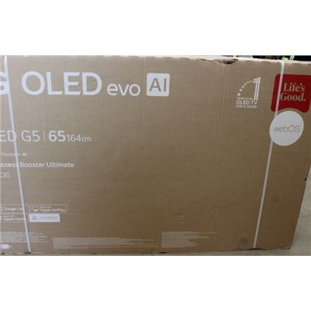 SALE OUT. LG OLED65G51LW 65" (165 cm) Premium OLED TV | LG OLED65G51LW | 65 | Smart TV | webOS 25 | UHD | DAMAGED PACKAG