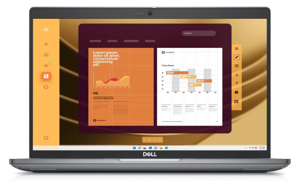 Notebook DELL Latitude 5450 CPU Core Ultra u7-165U 1700 MHz CPU features vPro 14" 1920x1080 RAM 16GB DDR5 5600 MHz SSD 1TB Intel graphics Integrated ENG Smart Card Reader Windows 11 Pro 1.4 kg N016L545014EMEA_VP