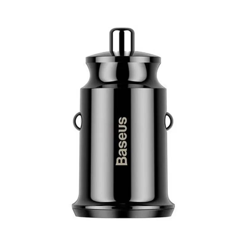 Baseus Grain Car Charger 2x USB 5V 3.1A (black) - Image 1