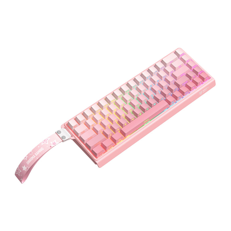 ONIKUMA G69 Keyboard (pink) (QWERTY) - Image 3