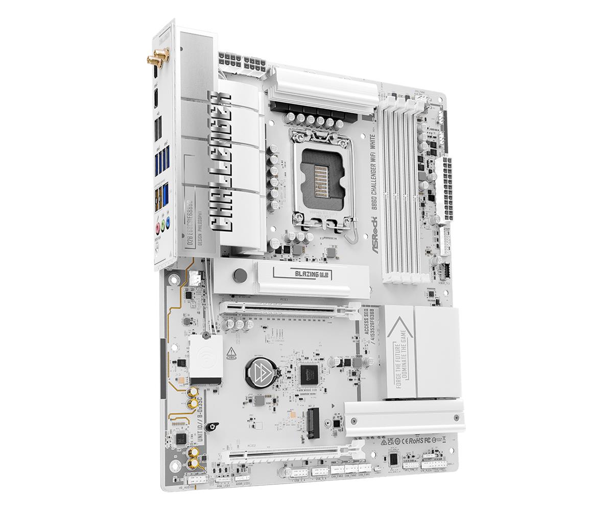 Mainboard ASROCK Intel B860 LGA 1851 (Socket V1) ATX RAM DDR5-SDRAM 4xSlots Wi-Fi Yes Bluetooth Yes 1xNumber of M.2 (M) slots B860CHALLENGERWIFIWH