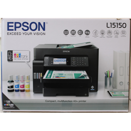 SALE OUT. Epson EcoTank L15150 Pint Scan Copy Fax | Epson | EcoTank L15150 | Inkjet | Colour | Multicunctional Printer |