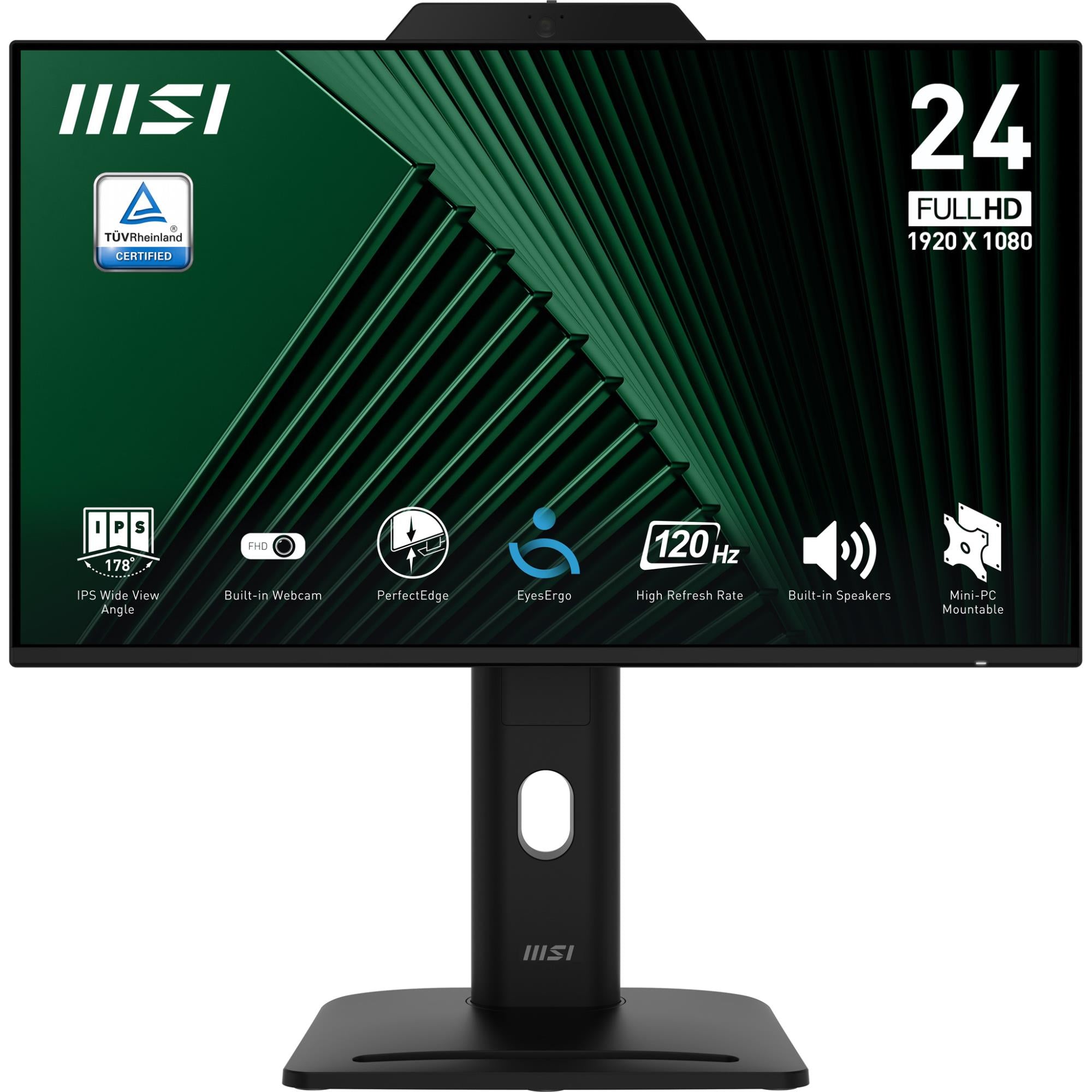 LCD Monitor MSI PRO MP242PMG 23.8" Business Panel IPS 1920x1080 16:9 120 Hz 1 ms Speakers PROMP242PMG