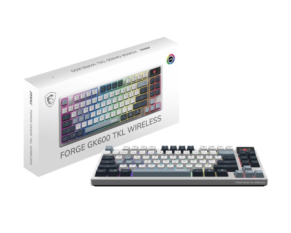KEYBOARD GAMING BLACK US/FORGE GK600 TKL MSI