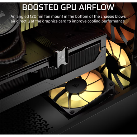 Corsair PC Case | 3200D RS | Black | Mid-Tower