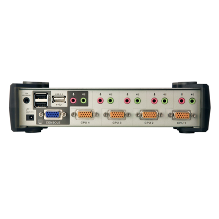 Aten | 4-Port PS/2-USB VGA/Audio KVMP Switch with OSD | CS1734B