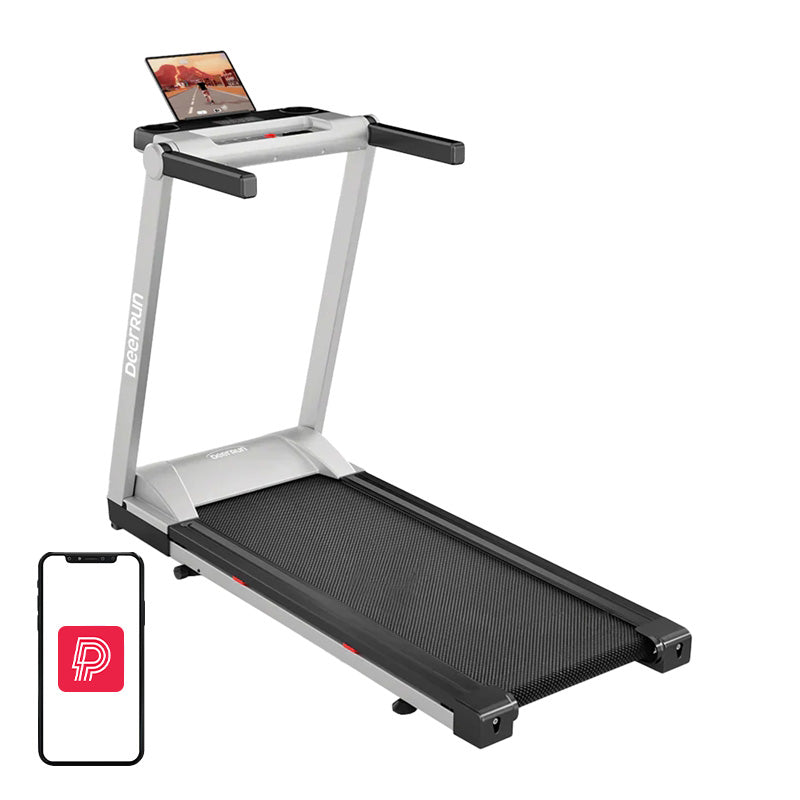 DeerRun A1 Pro Folding Electric Treadmill (Silver) - Image 1