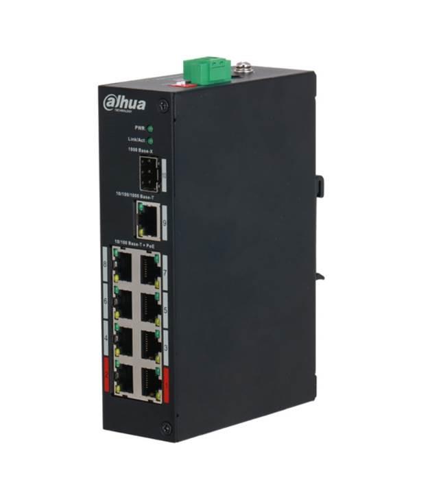 Switch DAHUA PFS3110-8ET-96-V2 PoE ports 8 96 Watts DH-PFS3110-8ET-96-V2