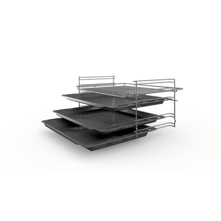Bosch | Cooker | HKR39A250U | Hob type Vitroceramic | Oven type Electric | Stainless steel | Width 60 cm | Depth 60 cm |