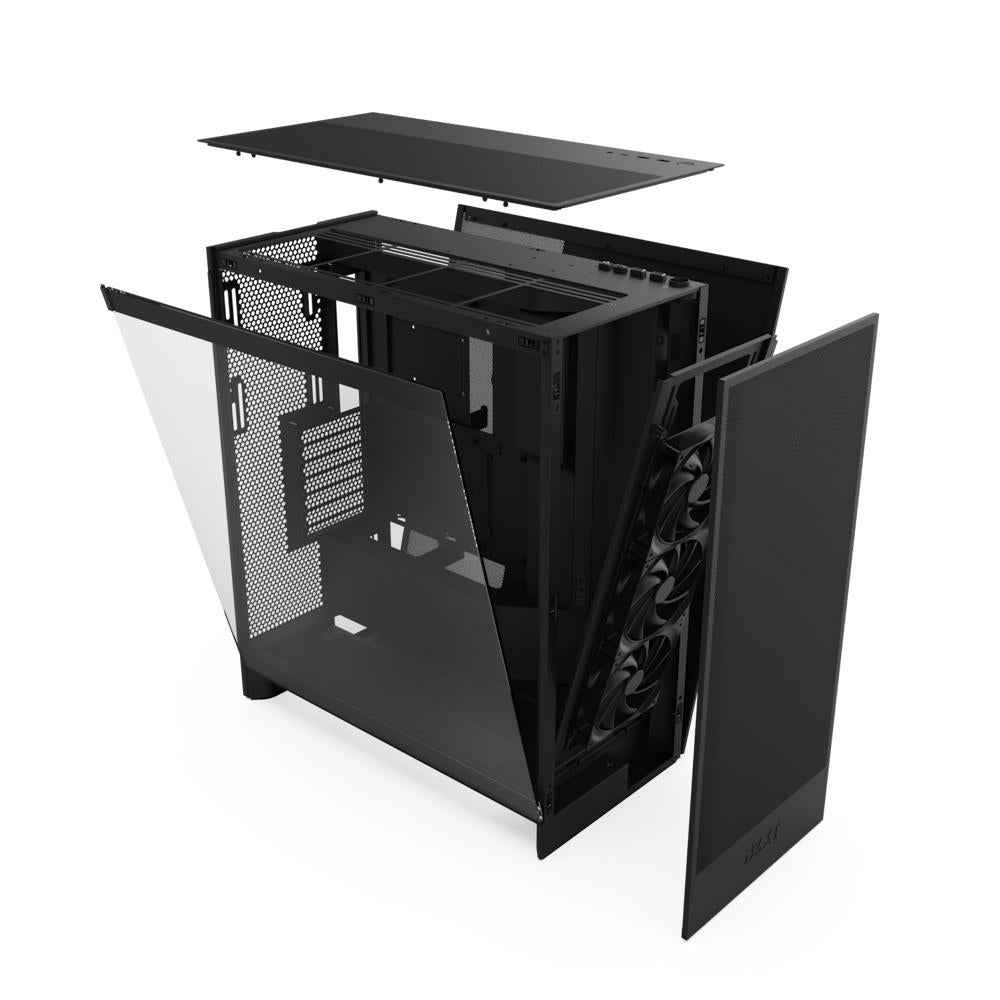 Case NZXT MidiTower ATX EATX MicroATX MiniITX Colour Black CM-H72FB-01