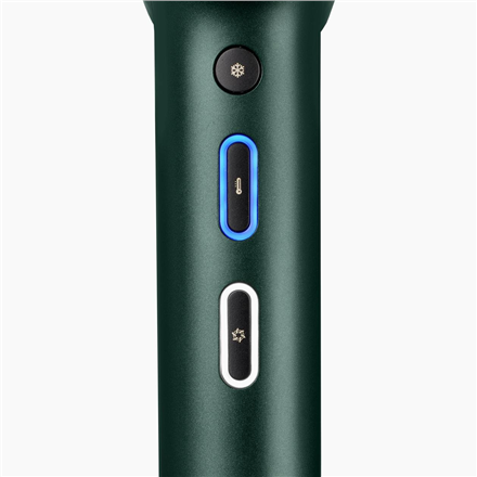 BABYLISS | Hair dryer | D6555DE | 1700 W | Number of temperature settings 3 | Ionic function | Diffuser nozzle | Green