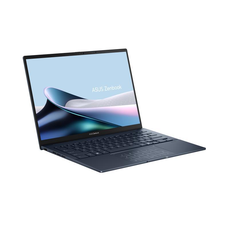 Notebook ASUS ZenBook Series 14 OLED UX3405CA-PZ217W CPU Core Ultra u7-255H 2000 MHz 14" Touchscreen 2880x1800 RAM 32GB LPDDR5x SSD 1TB Intel Arc Graphics Integrated ENG NumberPad Windows 11 Home Blue 1.28 kg 90NB14W3-M00860