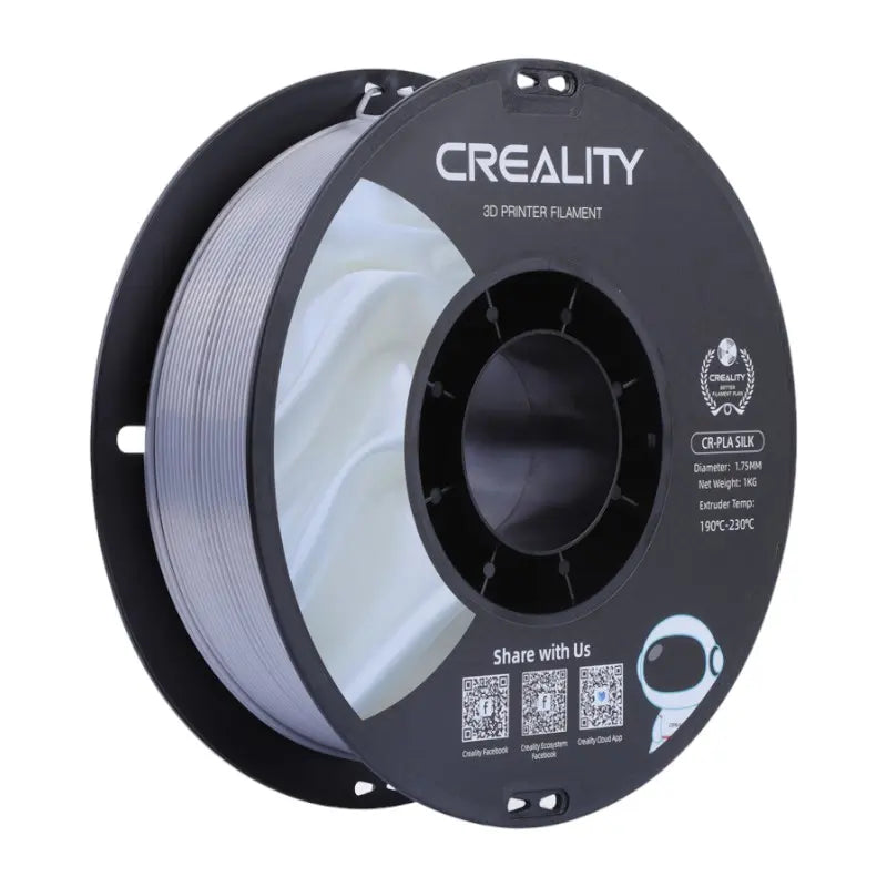 CR-Silk PLA Filament Creallity (Silver) - Image 1