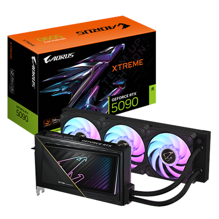 Gigabyte AORUS GeForce RTX 5090 XTREME WATERFORCE 32G | NVIDIA | 32 GB | GeForce RTX 5090 | GDDR7 | HDMI ports quantity
