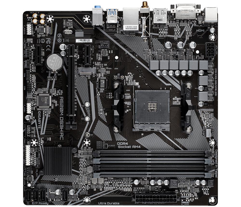 MB AMD A520 SAM4 MATX/A520M DS3H AC 1.4 GIGABYTE