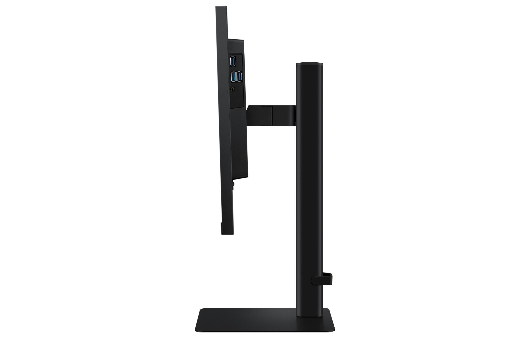 LCD Monitor SAMSUNG 24" Panel IPS 2560x1440 16:9 100 Hz 5 ms Swivel Pivot Height adjustable Tilt Colour Black LS24D600EAUXEN