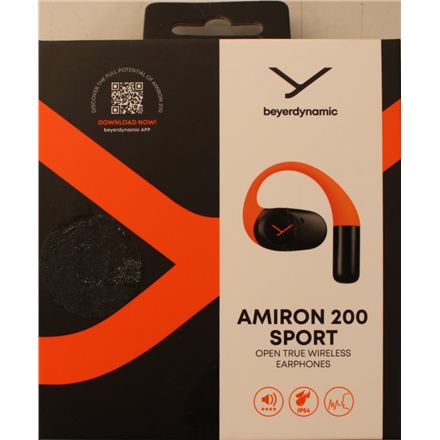 SALE OUT. Beyerdynamic AMIRON 200 Open TWS earphones with charging case and USB cable, Sport Sample DEMO | Beyerdynamic