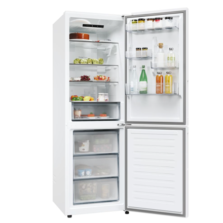 Candy Refrigerator | CNCQ2T618EW | Energy efficiency class E | Free standing | Combi | Height 185 cm | No Frost system |