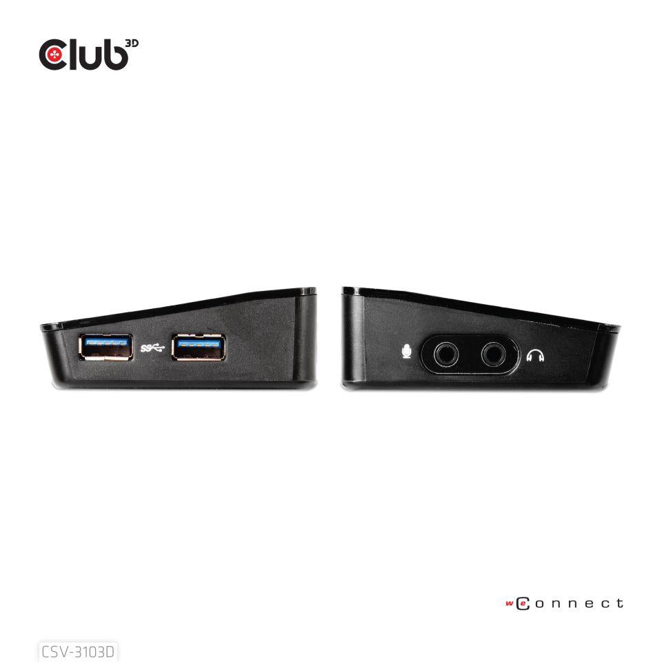 NB ACC DOCKING STATION/USB CSV-3103D CLUB3D
