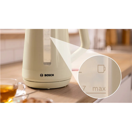 Bosch Kettle | TWK1M127 | Electric | 2400 W | 1.7 L | Plastic | Cream