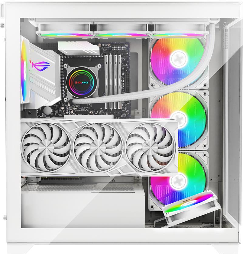 Case XILENCE ATX/micro ATX/Mini-ITX White Midi Tower PC X818.W.ARGB
