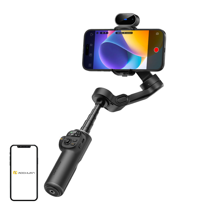 AOCHUAN X2 Gimbal with AI Sensor (Black) - Image 1