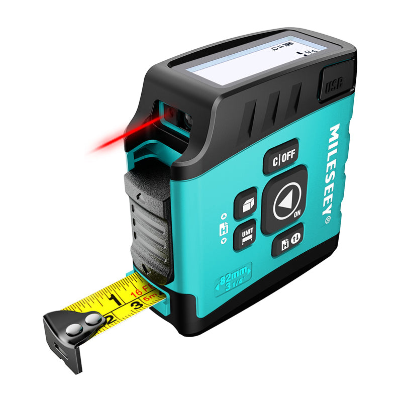 Mileseey DT20 Laser Distance Measurer with a 40-meter measuring tape - Image 2