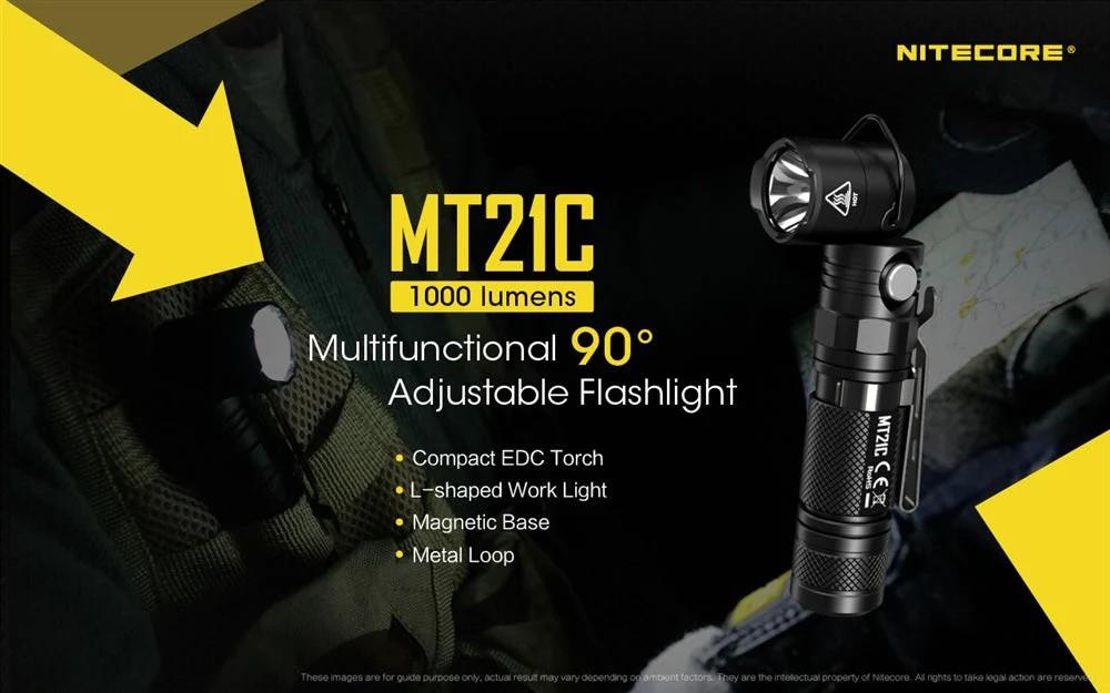 FLASHLIGHT MT SERIES/1000 LUMENS MT21C NITECORE