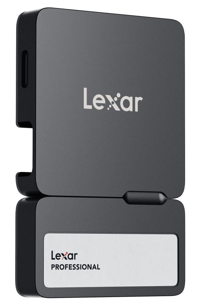 External SSD LEXAR Professional Go Portable 2TB USB 3.2 Write speed 1000 MBytes/sec Read speed 1050 MBytes/sec LSL400S002T-RNBNG